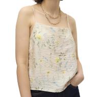 Top Beige à Motif Femme Vero Moda Josie pas cher