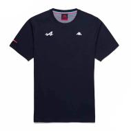 T-shirt Noir Homme Kappa Luc Alpine pas cher