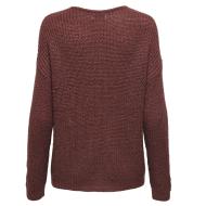 Pull Marron Foncé Femme JDY New Megan vue 2