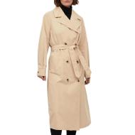 Trench Long Beige Femme Vila Mersin pas cher