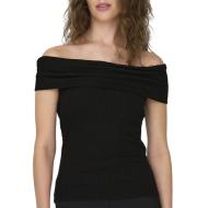 T-Shirt Noir Femme JDY Fransiska 15344028