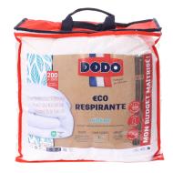 Couette Blanche Dodo Synthetique Legere Eco-respirante 200x200cm pas cher