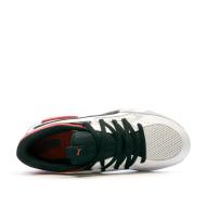 Chaussures de Basketball Blanche/Noire/Rouge Homme Puma Court Rider vue 4