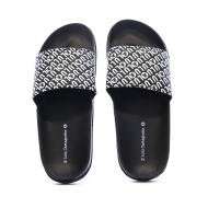 Claquettes Noir Femme Rose Lulu Castagnette Lydonie vue 3