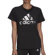 T-shirt Noir Femme Adidas Aop pas cher
