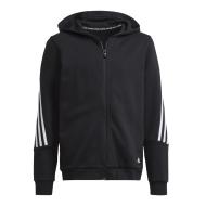 Kapuzenjacke Schwarz Gemischtes Kind Adidas Icons 3 günstig