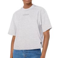 T-shirt Gris Femme Superdry Tech Boxy