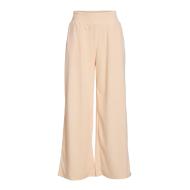 Pantalons fluide Éponge Beige Femme Vila Frotte pas cher
