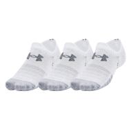 X3 Paires de Chaussettes Grises/Blanches Homme Under Armour Ultra low pas cher