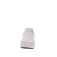 Baskets Blanc/Rose/Gris Femme Puma Carina Mia vue 3