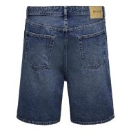 Short Bleu Foncé Homme Only & Sons Fade vue 2