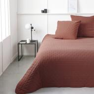 Couvre lit Terracotta + 2 Taies D'oreiller Today 260x240cm