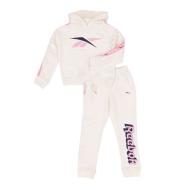 Ensemble de Jogging Blanc Fille Reebok Classic Tape vue 2