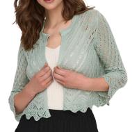 Cardigan Vert FemmeJDY Sun 3/4 Cropped pas cher