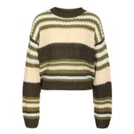 Pull en Maille Kaki Femme Noisy May Charlie pas cher