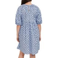 Robe de Grossesse Bleu Femme Vero Moda Marternity Meva vue 2