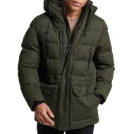 Parka Kaki Homme Superdry Microfibre pas cher