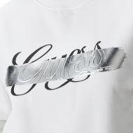 Sweat Blanc Femme Guess W4RQ15K9Z21 vue 3