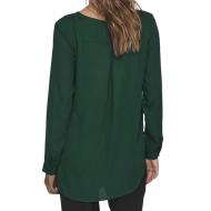 Blouse Verte Femme Vila Lucy vue 2