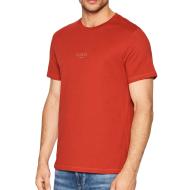 T-shirt Rouge Homme Guess Aidy pas cher