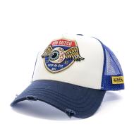 Casquette Blanche/Bleu Homme Von Dutch HIG1 pas cher