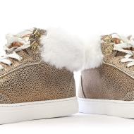 Baskets Beige/Noir Femme Les Tropéziennes Roadster Leopard vue 7