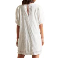 Robe Blanche à sequins Femme Superdry vue 2