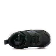Basket Noir Garçon Bébé Adidas Ozelle El I vue 4