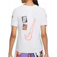 T-shirt de running Gris clair Femme Nike City Sleek vue 2