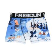 Boxer Bleu/Blanc Garçon Freegun Boxer pas cher