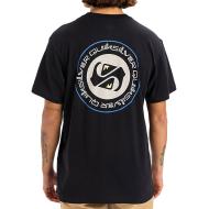 T-shirt Noir Homme Quiksilver Circle Back vue 2