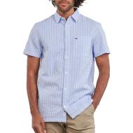 Chemisette Manches Courtes Blanc/Bleu Homme Tommy Hilfiger Reg Stripe Seers pas cher