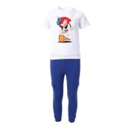 Ensemble de Jogging Blanc/Bleu Garçon Nike 86J858 pas cher