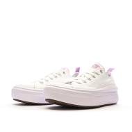 Baskets Blanches Fille Converse Chuck Taylor All Star Move vue 6