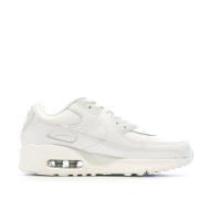 Baskets Blanches Femme Nike Air Max 90 Gs vue 2