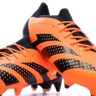 Chaussures de Foot Orange/Noir Adidas Predator Accuracy.1 L SG vue 7