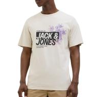 T-shirt Beige Homme Jack & Jones Axon