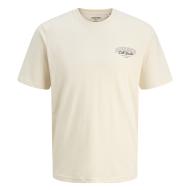 T-Shirt Beige Homme Jack & Jone Koto