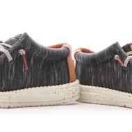 Chaussures Grises Chiné Homme Hey Dude Wally Jersey vue 7