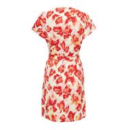Robe Rouge/Blanc Femme Only Button vue 2