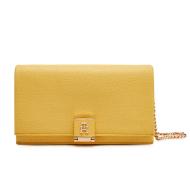 Sac à Bandoulière Jaune Femme Tommy Hilfiger Th Her Flap pas cher