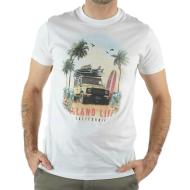 T-shirt Blanc Homme Deeluxe Rover