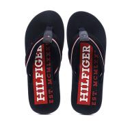 Tongs Noires Homme Tommy Hilfiger Corporate vue 3