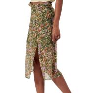 Jupe Longue Kaki Femme Kaporal CARO pas cher