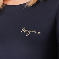 T-shirt Marine Femme Morgan Tcoeur vue 3