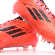 Chaussures de football Rouges Homme Adidas F50 Elite vue 7
