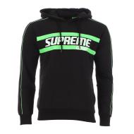 Sweat à capuche Noir Homme Supreme Grip Leben