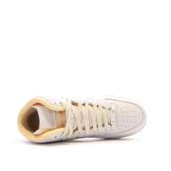 Baskets Blanches/Jaune Femme Nike Air Force 1 Sculpt vue 4