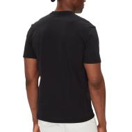 T-Shirt Noir Homme Calvin Klein Jeans Center LV04RC857G vue 2