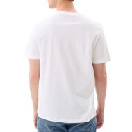 T-Shirt Blanc Homme Calvin Klein Jeans Microsss vue 2